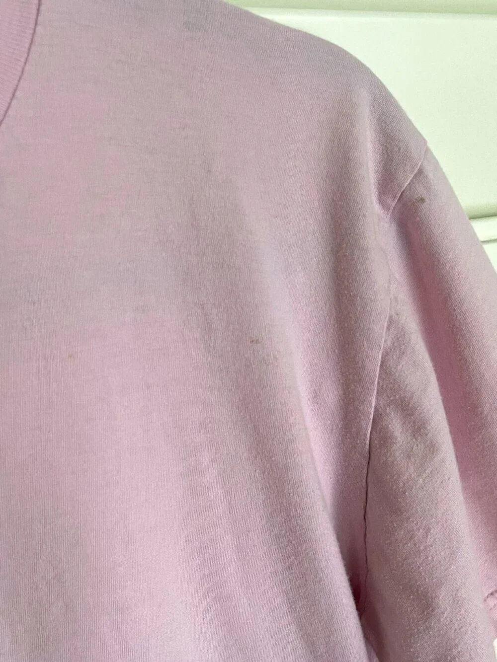 VTG "FREE PARIS" Pink American Apparel Printed T-shirt Unisex Size Medium - Picture 6 of 6
